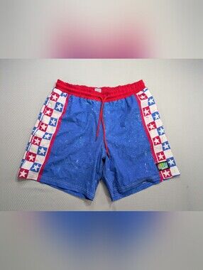 SLUNKS UNITED SLUNKS OF AMERICA SHORTS BEACH CASUAL VOLLEYBALL XL FLAG